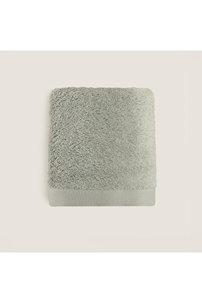 Chakra Solid Bamboo Hand Towel 30X50 cm Smoke Green