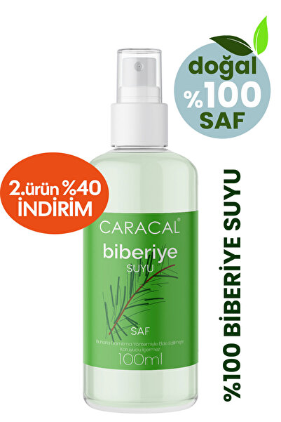 caracal Saf Biberiye Suyu | %100 Doğal ve Katkısız | Cam Şişede Sprey Tonik 1...