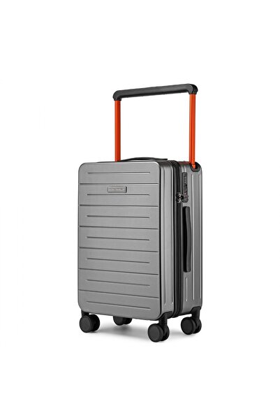 British Traveller K2291L - Troler rigid din policarbonat cu mâner lat de 20 d...