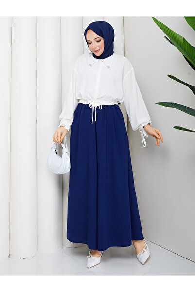 SERRA MODA παντελόνι-φούστα τεσεττούρ