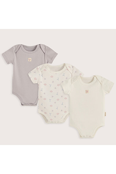 Chakra Magıc Sea 3'Lü Body Set Ekru/Lila