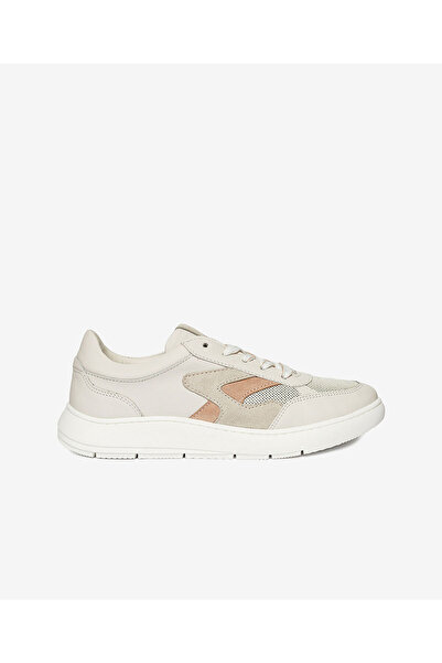 Greyder Kadın Kirli Beyaz Hakiki Deri Sneaker Ayakkabı 4Y2SA33601