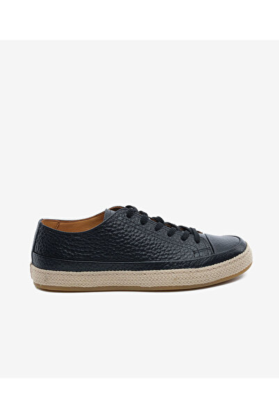 Greyder Erkek Siyah Hakiki Deri Sneaker Ayakkabı 5Y1SA18483