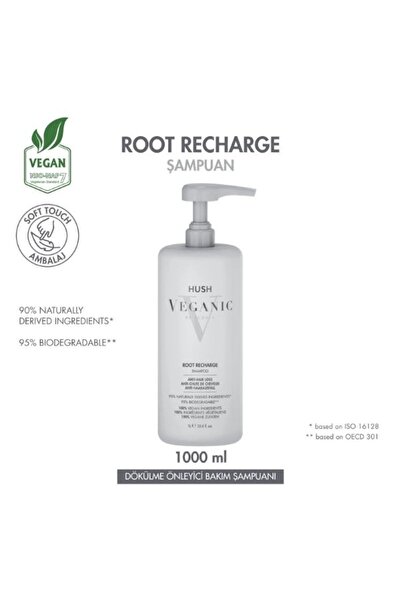 HUSH Veganic Root Recharge Dökülme Önleyici Şampuan 1000 ml