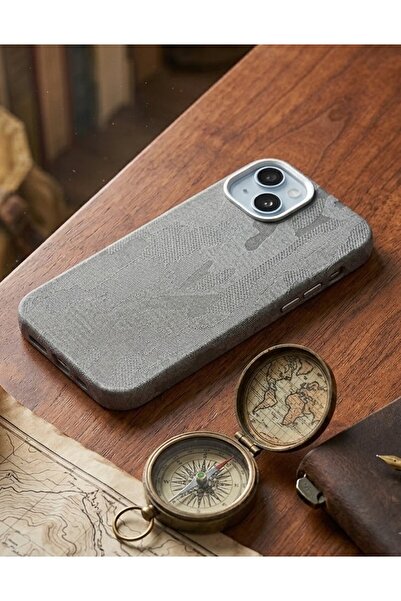 halkhouse İphone 15 & 14 & 13 Kılıf Kamera Korumalı M-Safe Özellikli Kamuflaj...