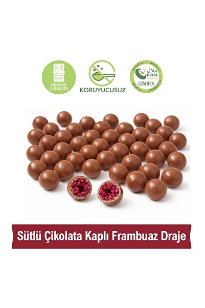 Milat Sütlü Çikolata Kaplı Frambuaz Draje