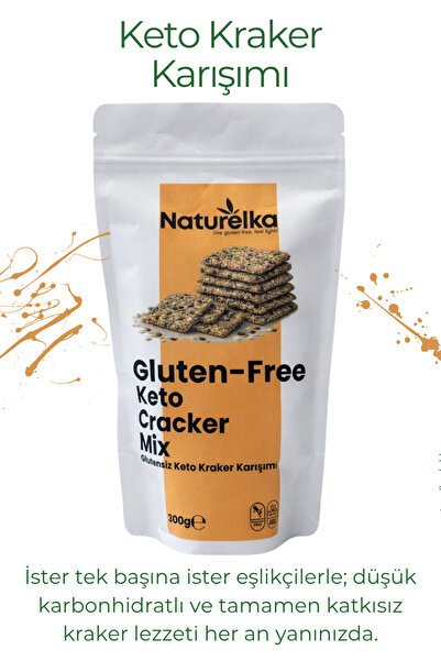 Naturelka Glutensiz Keto Kraker Karışımı 250 Gr