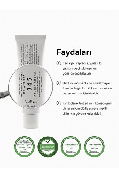 Generic Brand 345 Relief Cream Cremă de față calmantă și hidratantă 50 ml