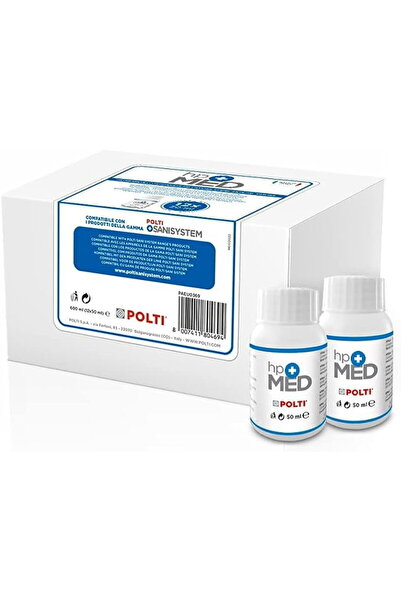 Polti Pachet HP MED, 12 sticle, detergent pentru mașinile Sani System și Cime...