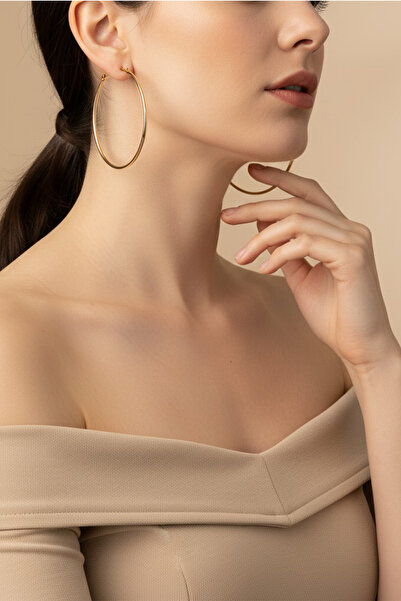 XUPING JEWELRY Style Pearl/Xuping Jewelry Hoop Large Earrings