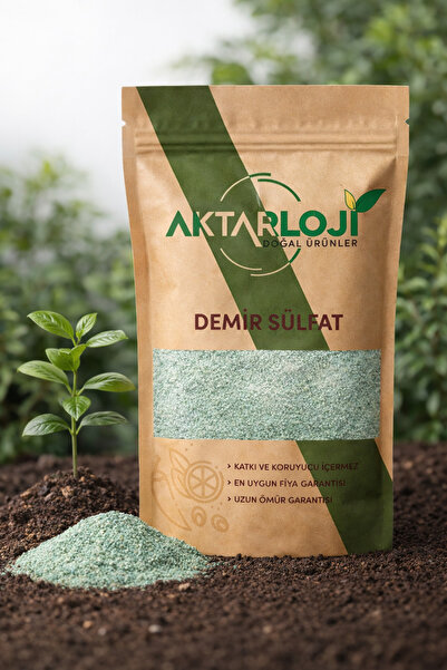 aktarloji 1 Kg Demir Sülfat Gübresi / Karaboya / Ağaç , Meyve ve Sebze Gübresi