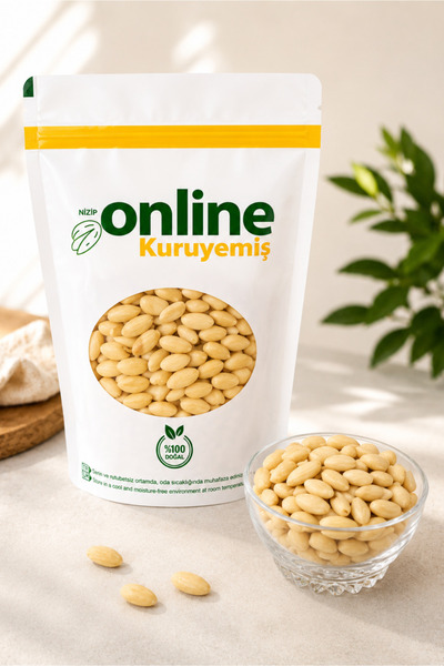 Nizip Online Kuruyemiş Çiğ Badem Soyulmuş - 250 gr