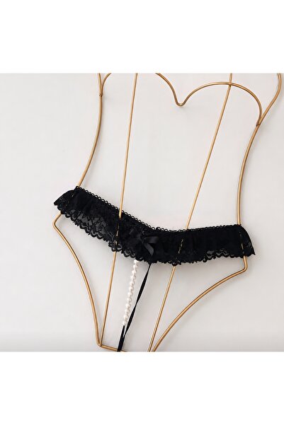 G&H UNDERWEAR Στρινγκ-Στρινγκ-Σλιπ με Πέρλες