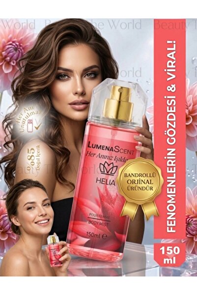 BEAUTY THE WORLD Helia Body Mist 150 ml – Gün Boyu Taze, Işıltılı Bir Dokunuş