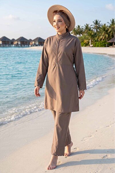 dilberfashion Diamond Model Stone Set of 3 Hijab Swimsuit Set