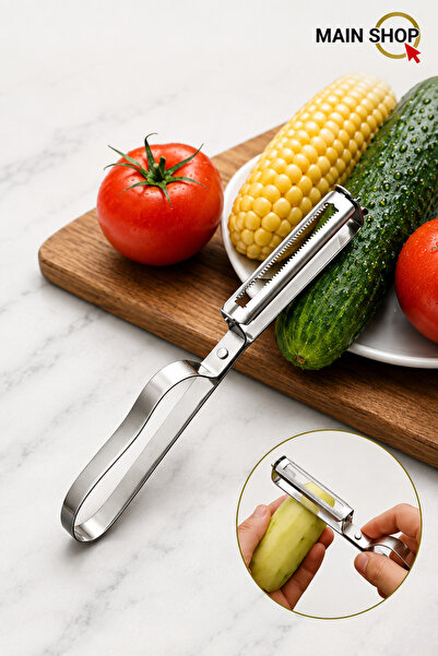 MAİN SHOP 1Pcs Luxury Side Peeler & Vegetable Tomato Potato Peeler & Stainles...