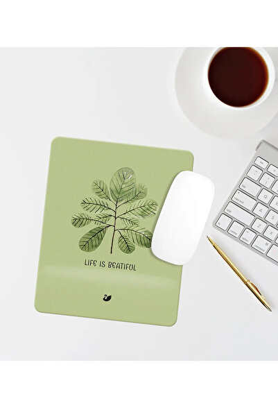 Özer Store Life Is Beautiful Ορθογώνιο Mouse Pad με Στήριγμα Καρπού