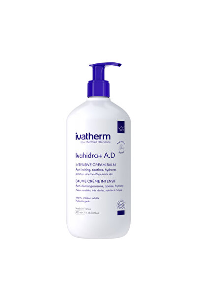 IVATHERM Ivahidra+ balsam intensiv cu efect de rehidratare, Cremă, 400 ml