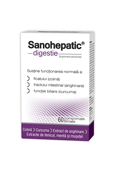 Zdrovit Sanohepatic Digestie, Zdrovit, 60 comprimate