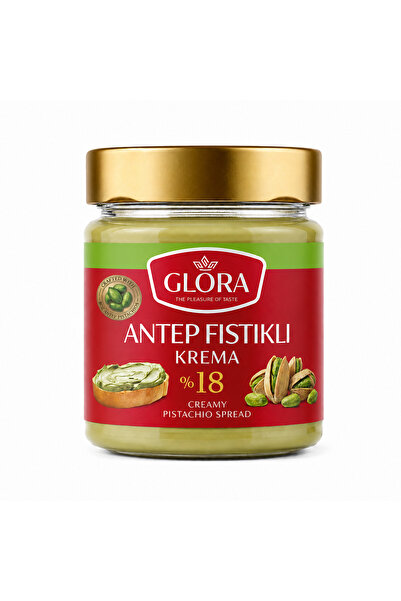 Glora Antep Fıstığı Kreması (%18 Antep Fıstıklı) 200gr