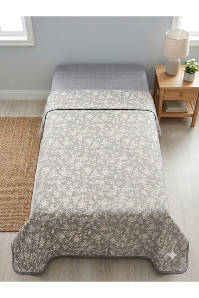 ŞENER HOME Model floral vintage imprimat 150x240 cm. Pătură individuală pentr...