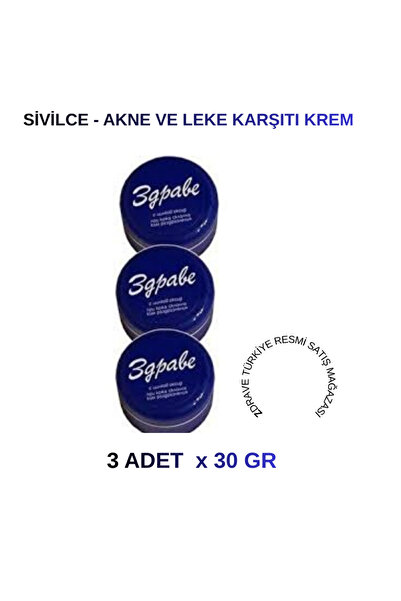 ZDRAVE 3 Gpabe Bulgar Kremi 30 Gr. 3'lü Avantajlı Paket