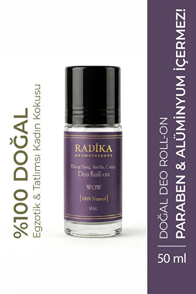 Radika Aromatherapy Doğal Roll-on / Kadın Roll-on / Wow! / Vanilya Ve Ylang Y...
