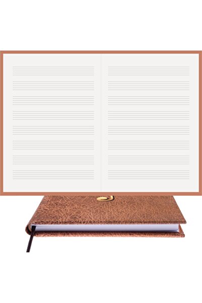 BİDEFTER دفتر ملاحظات على شكل بيانو (بدون مفاتيح) مصنوع يدويًا بنسبة 100%، مخ...
