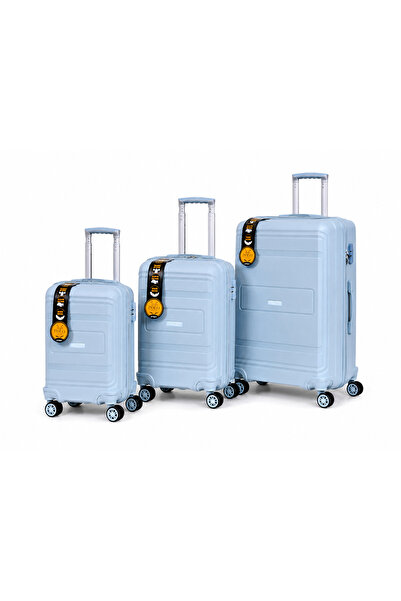 travelp Travel Polo 3'lü Set Polipropilen Süper Esnek Kırılmaz Tekerlekli Val...