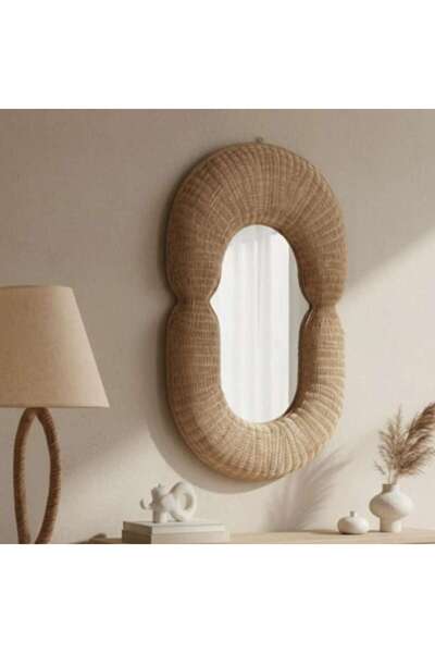 PAN HOME Serena Wall Mirror 75x12x120cm - Natural