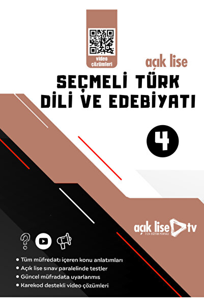 Açık Lise TV Açık Lise Seçmeli Türk Dili Ve Edebiyatı 4 - Konu Soru - Güncel ...
