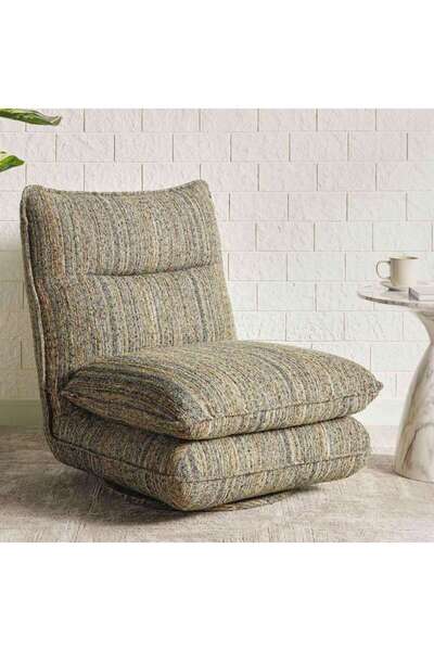 PAN HOME Flatline Accent Chair - Maroon