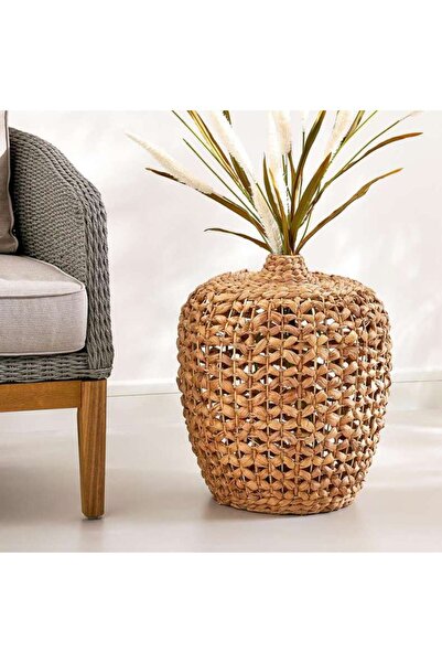 PAN HOME مزهرية تيمارا من زنبق الماء 41×41×48 سم - طبيعية