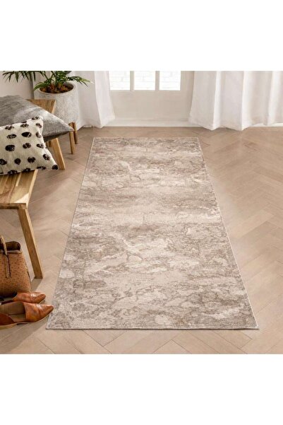 PAN HOME سجادة باريستون بتصميم عتيق 80x230 سم - بيج