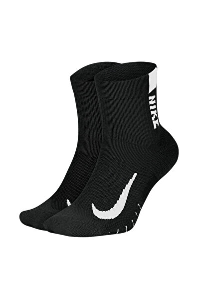 Nike Set de 2 perechi de șosete de alergare Multiplier Ankle SS 2025 - Negru/...