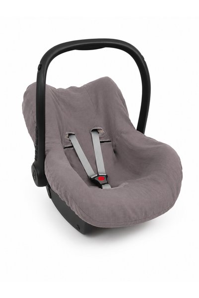 RUKİYE YAVUZ Pamuk Pazen Gray Muslin Baby Carrier Stroller Cover 100% Cotton Double Layer Elastic Breathable Stroller Sheet