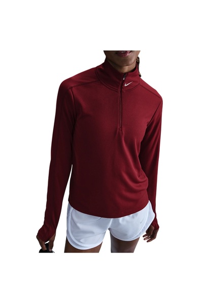 Nike Top de alergare pentru femei Pacer SS 2025-Burgundy-M