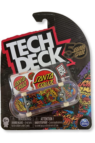TOYFEST Tech Deck Parmak Kaykayı Tekli Paket 96 mm - 5 Santa Cruz - 1