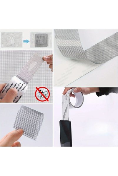 TOYFEST Güçlü Yapışkanlı Banyo Gider Bandı, Pencere Tamir Bandı, Böcek Önleyici Yama Bandı 2 mt x 5 cm