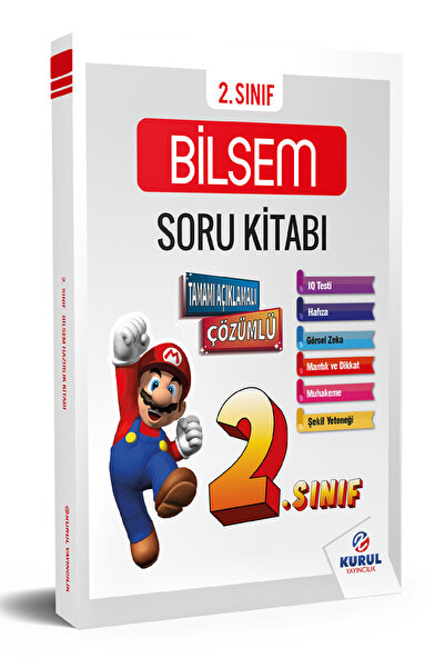 Kurul Yayıncılık 2026 2.sınıf Bilsem Hazırlık Çözümlü Soru Kitabı