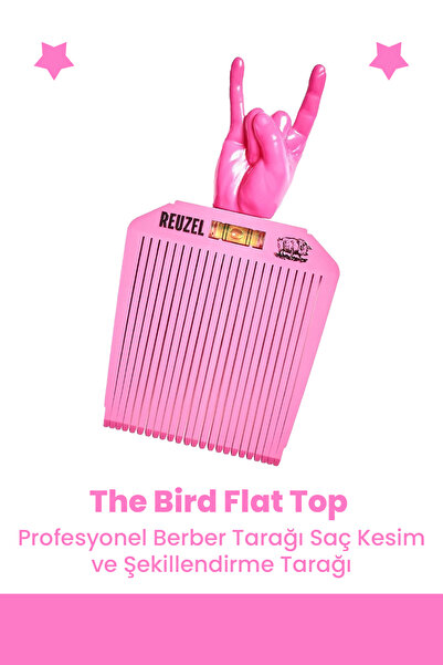 Reuzel The Bird Flat Top Professional Barber Comb Hair Cutting and Styling Comb