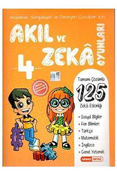 Kırmızı Beyaz Yayınları Kırmızı Beyaz 4. Sınıf Akıl Ve Zeka Oyunları