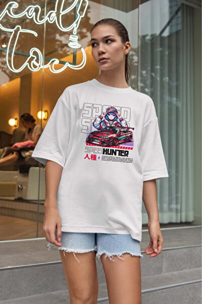 buzagi tasarım ürünleri تي شيرت أبيض للجنسين من Urban Oversize Mold