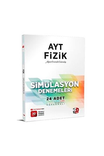 3D Yayınları AYT Fizik Simülasyon Denemeleri 2025 2026 Yeni Baskı Sezon