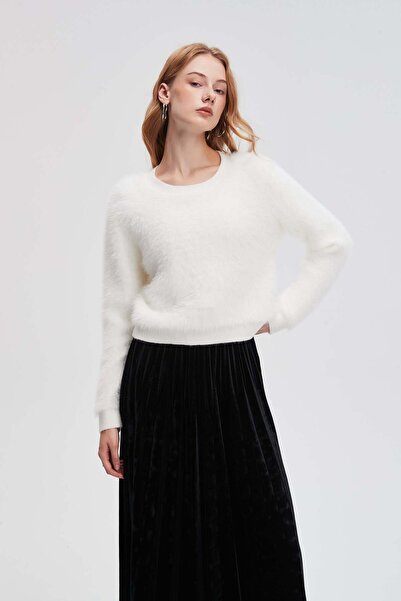 menta Pleated Wide-Leg Midi Skirt