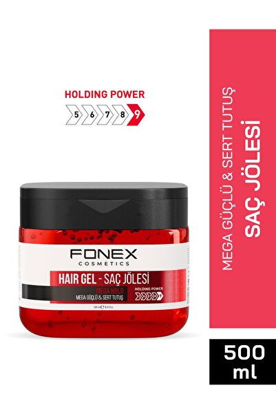 Fonex Saç Jölesi Mega Güçlü - Sert Tutuş 500 ML