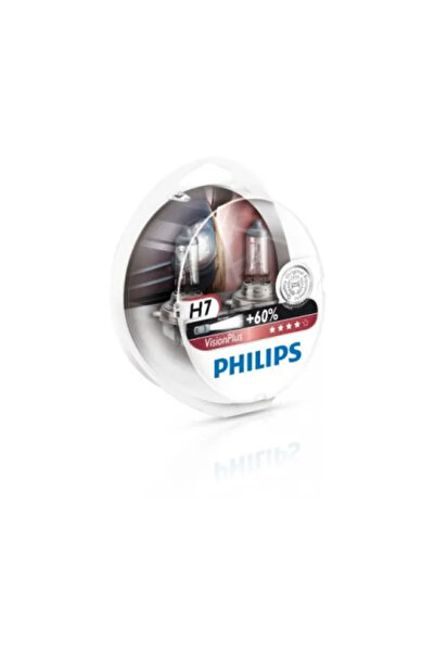 Philips Set de 2 becuri auto cu halogen VisionPlus +60% H7 55W 12V 12972VPS2 ...