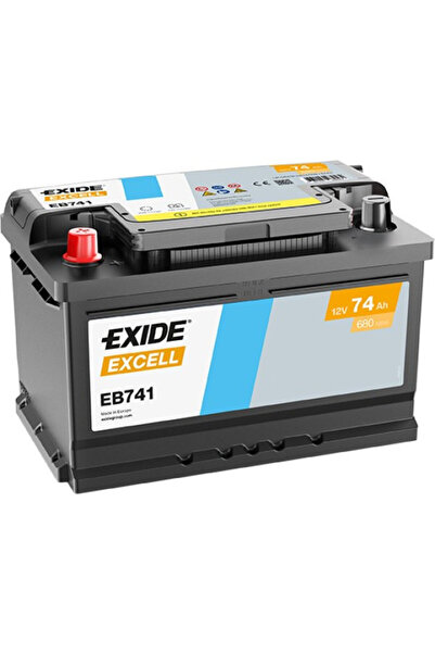 EXIDE Baterie auto Excell 74Ah 12V EB741