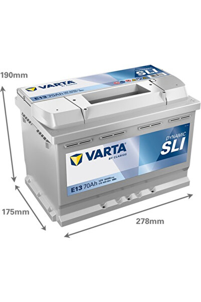 Varta Baterie auto E13 Dynamic SLI 70Ah 12V 570409064K262