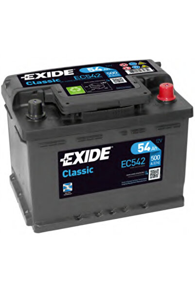 EXIDE Baterie auto clasică 54Ah 12V EC542